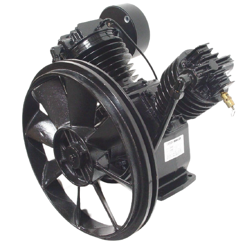 SCHULZ AIR COMPRESSOR - 5HP - 3 PHASE- 80 GALLON TANK - 20CFM