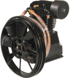 SCHULZ AIR COMPRESSOR - 10HP THREE PHASE - 120 GALLONS HORIZONTAL TANK - 208-230-460 VOLTS 932.9327-0