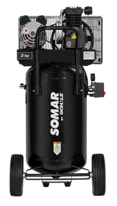 SOMAR SCHULZ AIR COMPRESSOR - 2HP 1PH 110V 145PSI 24GAL PORTABLE - 941.8035-0