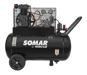 SOMAR SCHULZ AIR COMPRESSOR - 2HP 20GAL HORIZ-PORTABLE MSL-10MAX - 941.8036-0