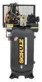 SCHULZ AIR COMPRESSOR - 5HP SINGLE PHASE - 80 GALLON TANK - 20CFM - 175 PSI 932.9361-0