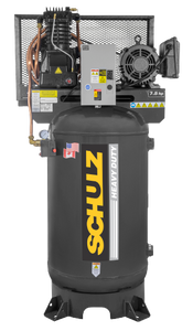 SCHULZ AIR COMPRESSOR - 7.5HP SINGLE PHASE 80 GALLON TANK - 30CFM 175 PSI 932.9335-0