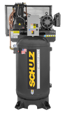 SCHULZ AIR COMPRESSOR - 7.5HP SINGLE PHASE 80 GALLON TANK - 30CFM 175 PSI 932.9335-0