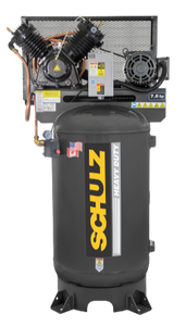 SCHULZ AIR COMPRESSOR - 7.5HP SINGLE PHASE - 80 GALLON TANK - 30CFM - 175 PSI 932.9341-0