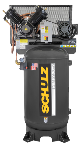 SCHULZ AIR COMPRESSOR - 7.5HP 3 PHASE - 80 GALLON TANK - 30CFM 175 PSI 932.9342-0