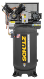 SCHULZ AIR COMPRESSOR - 7.5HP 3 PHASE - 80 GALLON TANK - 30CFM 175 PSI 932.9342-0
