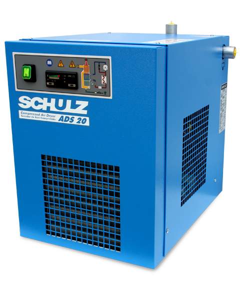 SCHULZ REFRIGERATED AIR COMPRESSOR DRYER - 20-25 CFM - ADS20