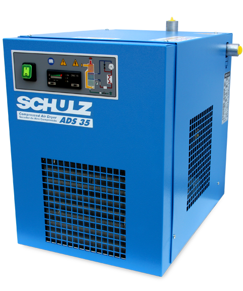 SCHULZ REFRIGERATED AIR COMPRESSOR DRYER - 35 CFM (32-44 CFM) - ADS35