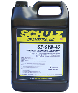 SCHULZ SUPER PREMIUM SYNTHETIC BLEND AIR COMPRESSOR FLUID SH-46 (1-GALLON)